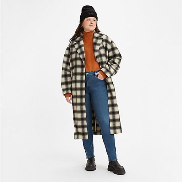 724 High Rise Slim Straight Fit Women's Jeans - Bogota Boogie - Blue - Picture 2 of 5